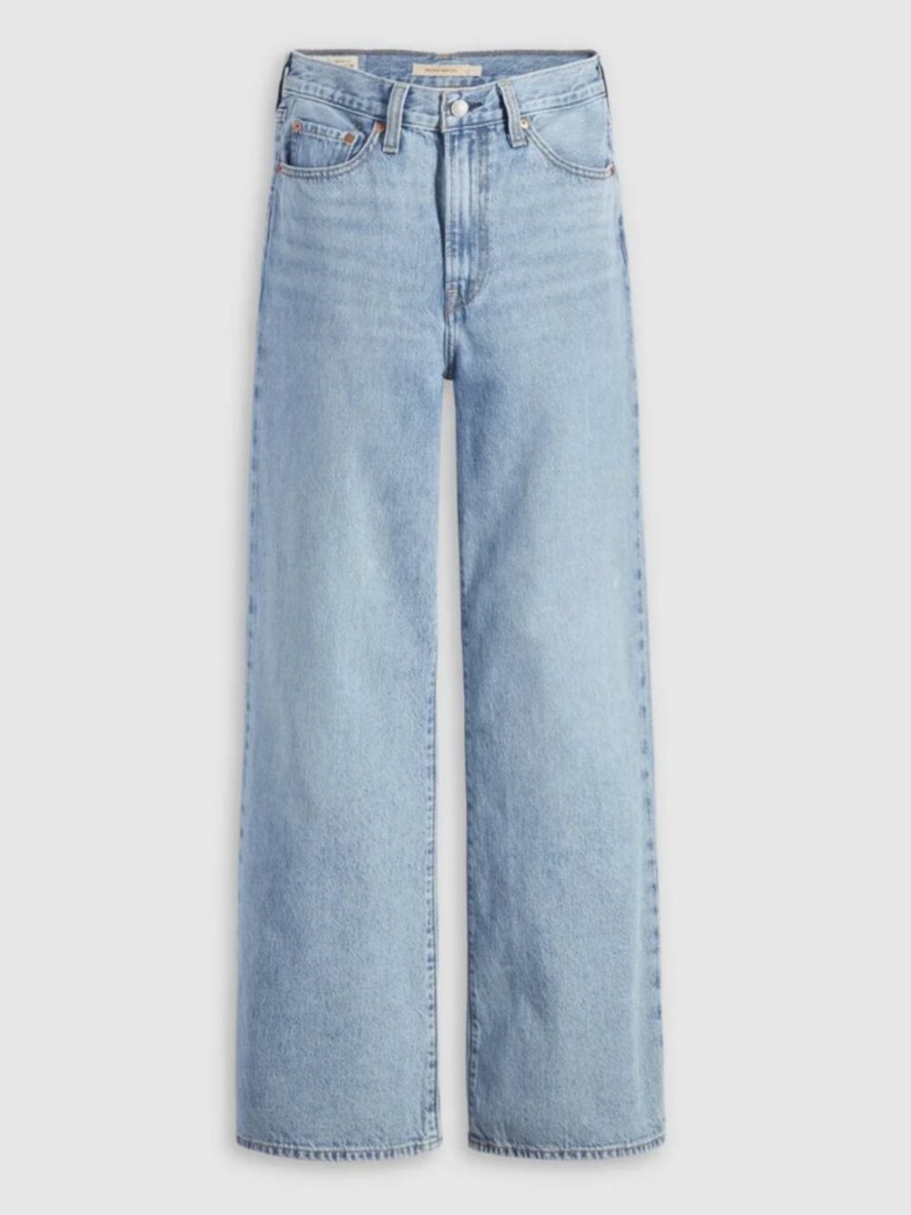 Levi's Ribcage Wide Leg High Rise Jeans Light Wash Size 28